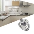 thumbnail image 4 of Ejoyous Stainless Steel Loose Tea Infuser Leaf Strainer Filter Diffuser Herbal Spice Love Heart Chain, tea infusers, loose Tea Infuser, 4 of 7
