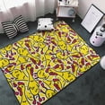 thumbnail image 3 of Shaggy Area Rug, Chicken Cartoon Rugs for Living Room Bedroom Non Slip Door Mat Indoor Carpet Machine Washable Nursery Home Decor Floor Mats for Entryway 60x39in, 3 of 5