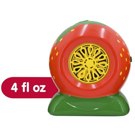 Play Day Strawberry Bubble Blower, 4oz Scented Bubble Solution, Children Ages 3 