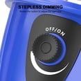thumbnail image 4 of Linterna de camping Linternas ajustables de 360 ​​grados alimentadas por batería (azul), 4 of 6