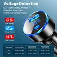 thumbnail image 4 of Adaptador de cargador de coche de 20 W USB 3.0 PD tipo C 2 puertos cargador de coche de viaje (negro), 4 of 9
