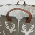 thumbnail image 3 of HowarmerCanvas Laundry Basket with Handles, Deer Pattern, 3 of 8