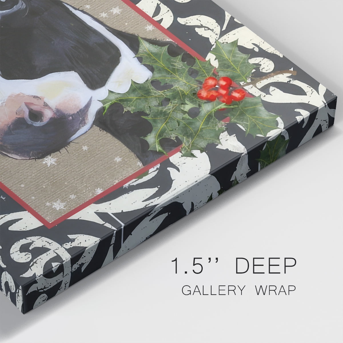 County Christmas Farm I- Gallery Wrapped Canvas