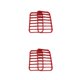 thumbnail image 2 of Rejilla para asar Wosthever 2 unids/set silicona antiadherente roja, 2 of 6