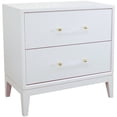 thumbnail image 2 of Orbis White Lacquer Nightstand, 2 of 2