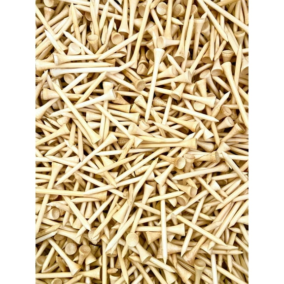 Premium Bamboo Golf Tees - 2.75" Length