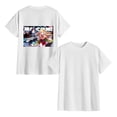 thumbnail image 3 of Kaguya's Chrono Rock Explosion Lunar Idol Band in Sakura Festival Anime Graphic Back Print White T-Shirt, 3 of 7