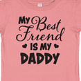 thumbnail image 4 of Inktastic My Best Friend is My Daddy with Hearts Boys or Girls Baby T-Shirt, 4 of 5