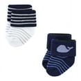 thumbnail image 3 of Luvable Friends Infant Boy Newborn and Baby Terry Socks, Whale, 6-12 Months, 3 of 8