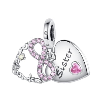 Pandora Pink Family Tree & Heart Dangle Charm - Walmart.com