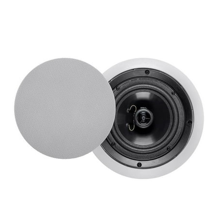 Aria Ceiling Speakers 6 5 Inch Polypropylene 2 Way Pair Walmart Canada