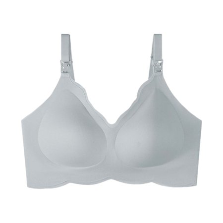 Gunia Women Maternity Bra Nursing Bra With Delicate Lace Sag Support Seamless Design Comfort Easy Clip Open Feeding Dailywear