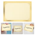thumbnail image 1 of OULII 10 Pcs Papier de Certificat de Récompense Impression Vierge Papier Lourd pour Amis Proches, 1 of 7