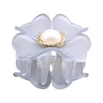 thumbnail image 2 of YYKihy New Cute Translucent Jelly Colors Flower Shape Hair Claws Women Girls Hair Clips, 2 of 3