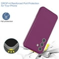 thumbnail image 3 of Case for Samsung Galaxy S24 Plus, Triple-Layers Hybrid Cover with Camera Lens Protective Film, Anti-Scratch Drop Protection [Military Grade Shockproof] Cover for Samsung Galaxy S24 Plus, Purple, 3 of 7
