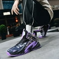 thumbnail image 7 of Bolognifi Men's High Top Basketball Shoes Outdoor Sports Running Tennis Sneakers, 7 of 7