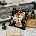 thumbnail image 6 of Sm:)e Boo Ghost Pumpkin Bat Spider Halloween Pillow Covers 18x18 Inch Set of 2, Cushion Covers for Sofa Home Decor, 6 of 6