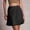 Black, variant on Skirts for Women Skirt Semi-Structured Satin Leopard Print High Waist Elastic Design for Everyday Wear Summer-Ready Short Skirt Beige S