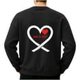 thumbnail image 4 of Ceisia Men Casual Fashion Print Round Neck Pullover Long Sleeve Sweatshirt Gift, 4 of 5