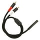 thumbnail image 5 of Cable RCA estéreo, cable de 3,5 mm a 2 RCA Cable macho hembra a RCA Cable divisor RCAY Materiales ecológicos, 5 of 8