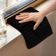 thumbnail image 3 of Utopia Towels Juego de 12 paños de lavado premium (12 x 12 pulgadas) 100% algodón hilado en anillo, paños altamente absorbentes y de tacto suave para baño, spa, gimnasio y toalla facial (negro), 3 of 8