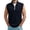 Navy, variant on YLSDY Men's Ribbed Quarter-Zip Sleeveless Top, Casual Textured Shirt with Mock Neck for Layering Red XXXL