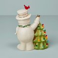 thumbnail image 2 of Lenox Happy Holly Days Snowman Lit Figurine, 2 of 5