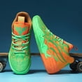 thumbnail image 2 of Basketball Shoes for Womens Colorful Volleyball Fashion High Top Breathable Lightweight Grip Indoor Outdoor Sport Sneakers, 2 of 6