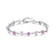 thumbnail image 5 of Pulseras Brazaletes Corazón Para Mujeres Regalos Plata 925 Rosas  Lab.G Rosa, Plateado, 5 of 5