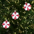 thumbnail image 5 of LanSuare 6Pcs Christmas Irregular Ball Hanging Ornaments, Red White Shatterproof Abnormal Pendant, Suitable for Porch, Wall, Indoor Home Decor, Front Entry, Christmas Tree Decor, 5 of 6