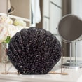 thumbnail image 2 of Sparkling Shell Clutch Evening Bag, Clutch Purse with Detachable Chain, Clutches Bag Handbag for Banquets Party (Black), 2 of 8
