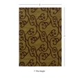 thumbnail image 4 of Linon Trio Milard Hand Tufted Polyester 5'x7' Rug in Green, 4 of 5