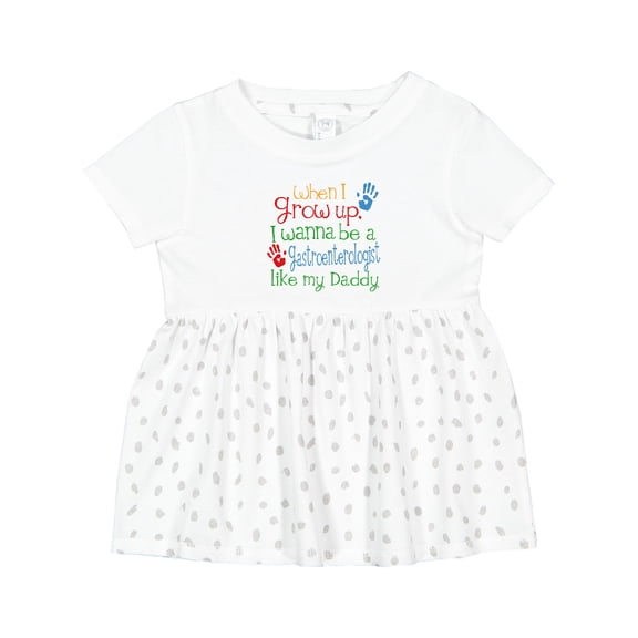 Inktastic Gastroenterologist Like Daddy Girls Baby Dress