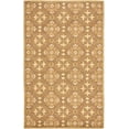 thumbnail image 2 of SAFAVIEH Chelsea Jamison Geometric Wool Area Rug, Brown/Green, 5'3" x 8'3", 2 of 7