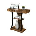 thumbnail image 2 of Convenience Concepts Newport 1 Drawer Harri Console Table with Shelves, Multiple Finishes, 2 of 6