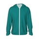 thumbnail image 1 of Fotbe Teal Chaqueta con Protección Solar UPF 50+ para Hombre y Mujer, Camisa con Capucha y Bolsillos-Small, 1 of 7