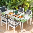 thumbnail image 2 of St. Patrick's Day Table Cloths for 5 Foot Rectangle Tables, Green Gnomes Lucky Shamrocks Grey Farm Wooden Patio Waterproof Elastic Fitted Tablecloths, Washable Rectangular Table Cover for Camping, 2 of 8