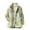 Light Green, variant on Plus Size Winter Coat Women's Floral Print Flannel Stand Collar Jacket Stylish Casual Wear Outerwear For Ladies Fit Christmas Gifts
