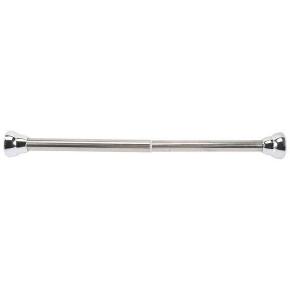 STOBOK Adjustable Shower Curtain Rod Stainless Steel Telescoping Tension Pole for Bathroom and Closet