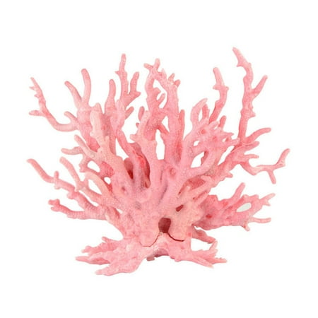 Jeobest Artificial Beautiful Plastic Light Coral Fish Tank Aquarium Plant Ornament Decoration