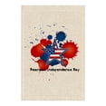 thumbnail image 2 of Nkmbld Patriotic Garden Flag, Independence Day Garden Flag Red White Blue Double Sided Linen Yard Banner for Outdoor Lawn Patio Decoration, 2 of 8
