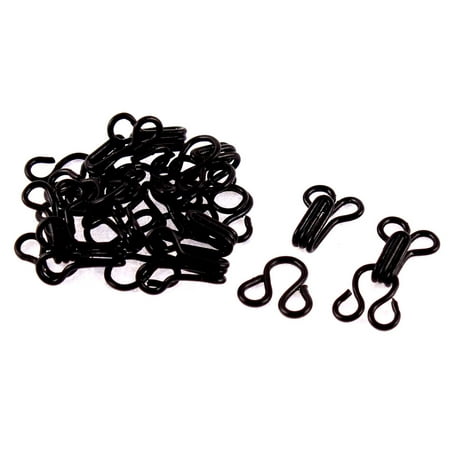 Garnet Button - Unique Bargains Metal Hook Eyes Underwear Clasp Sewing On Garment Buttons 1.7cm Long 10Sets