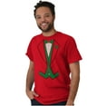thumbnail image 5 of Ugly Christmas Santa's Elf Tuxedo Men's Graphic T Shirt Tees Brisco Brands S, 5 of 5