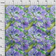 thumbnail image 3 of oneOone Viscose Chiffon Medium Purple Fabric Floral & Sewing Craft Projects Fabric Prints By Yard 42 Inch Wide, 3 of 6