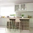 thumbnail image 6 of Mi Alma Removable Vinyl Brown Rustic Backsplash Tile Stickers, 24pcs, 6 of 14