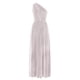 thumbnail image 4 of Moda mujer elegante Sexy un hombro vestido Color sólido vestido largo falda vestido Pompotops qwe13959, 4 of 5