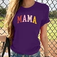 thumbnail image 1 of Fiudx Ofertas Del Día Moda Mujer Casua Impresión Jersey Manga Corta Camiseta Tops Blusa, 1 of 4