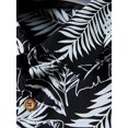 thumbnail image 3 of Cenuakty Men’s Shirt, Long Sleeve Turn-down Collar Button-down Shirt Flower/Leaves Print Fall Casual Tops Streetwear, 3 of 9