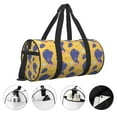 thumbnail image 5 of XMXT Unisex Large Sports Tote Gym Bag for Women, Yellow Abstract Geometric Elements Weekenders Bags Travel Bag, 5 of 8