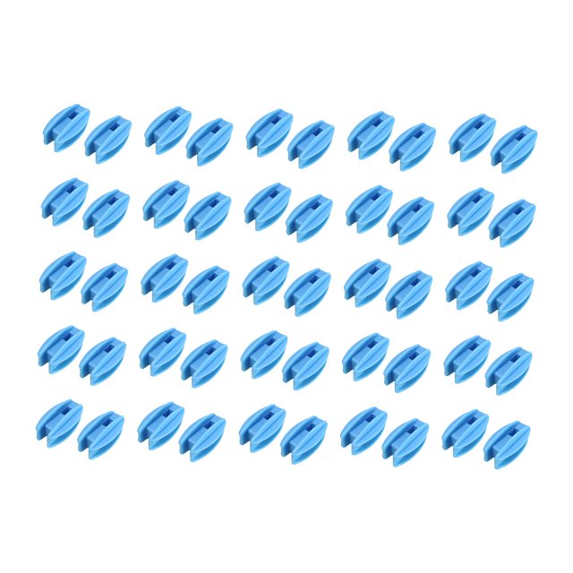 GUOOL 50 Pcs Isolant de Poteau de Clôture Électrique Raccord Multi-Usage Bleu